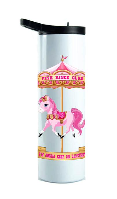 Pink Rince Club Water Bottle