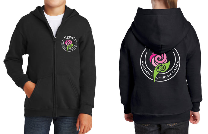 Rose Academy Zippered Hoodie